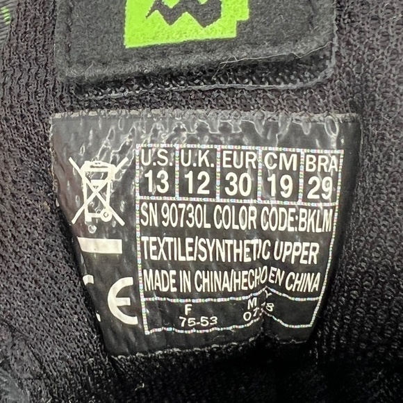 Skechers Black Luminators Light Up Lace Up Sneakers Size 13 Toddler - Picture 2 of 11